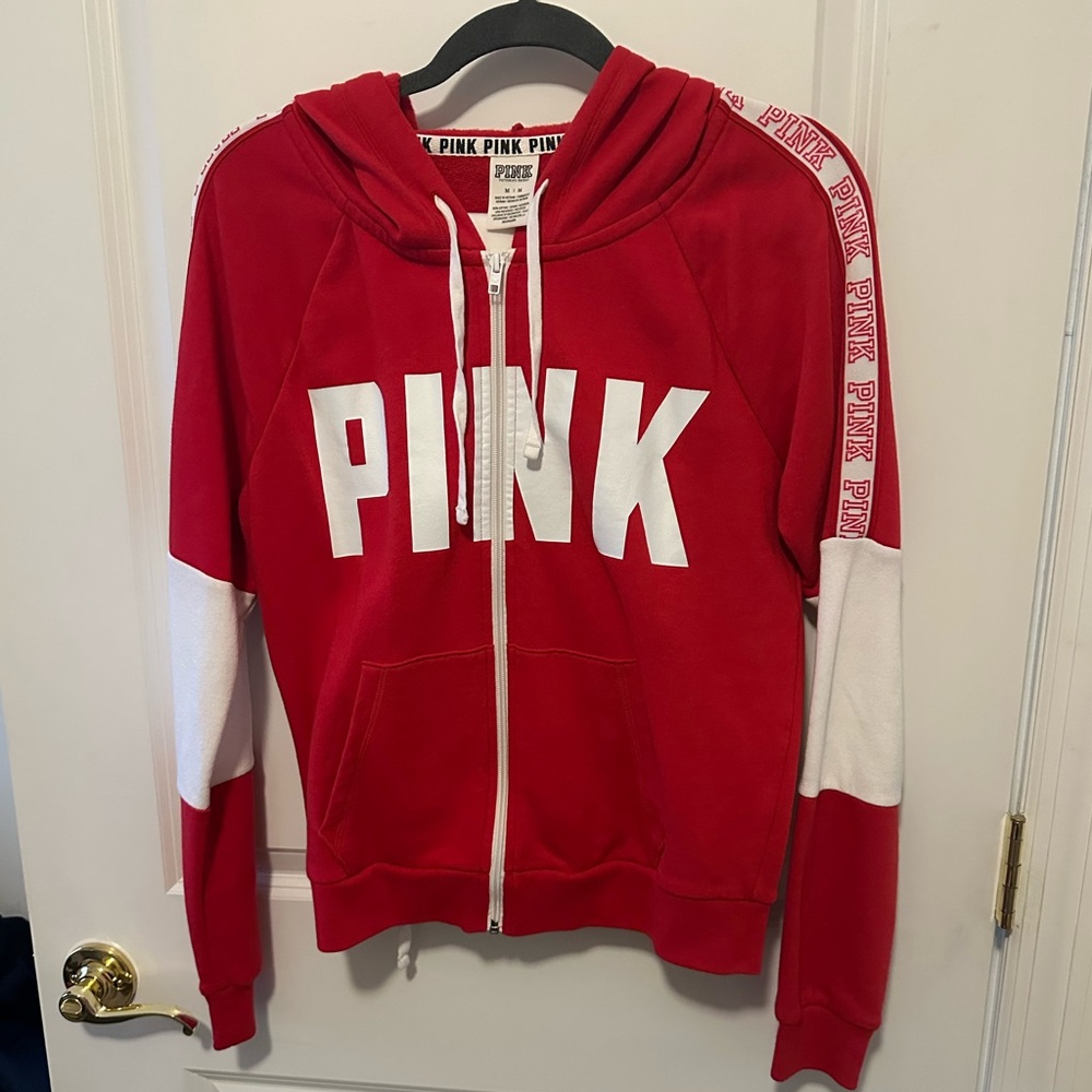PINK Sweatsuit set- Zip-up Hoodie with matching SweatPants